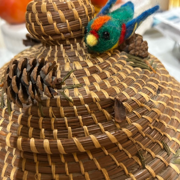 Colorful Felt Bird Toys for Pets handmade - Picture 4 of 4